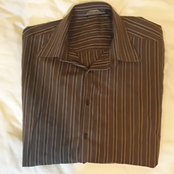 FLASH SALEong sleeve button-down dress shirt men's - Picture 2 of 7